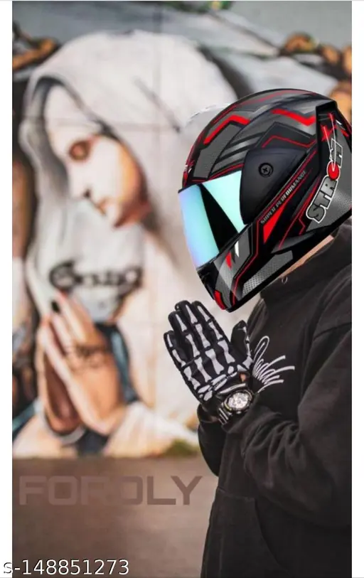 jrz1e_512 Foroly Full Face ABS Material Shell ISI High Quality Helmet With Poly Carbonate Anti UV Visor .suramall.in