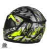 WILD WING RIDERS FULL FACE ISI CERTIFIED LIGHTWEIGHT ABS HELMET GLOOSY FINISH HELMET FOR SCOOTY MOTORBIKE UNISEX HELMET..